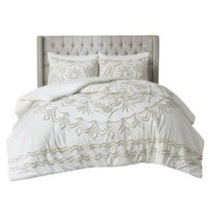 Madison Park King Duvet Cover Set Violette 3 PC, Excellent Used Condition